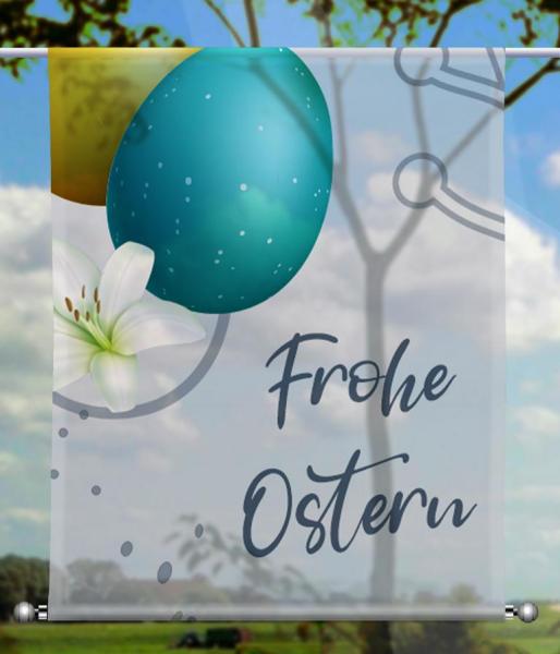 Ostern-griseo twoScheibenhänger eckig